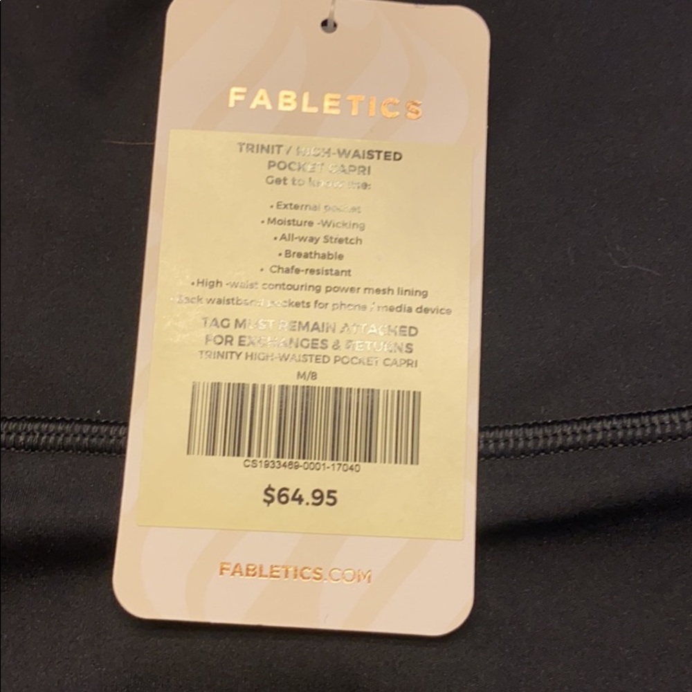 Fabletics 4 pairs, size M. $25 each
